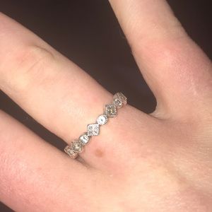 Pandora Alluring Brilliant Princess Stackable Ring